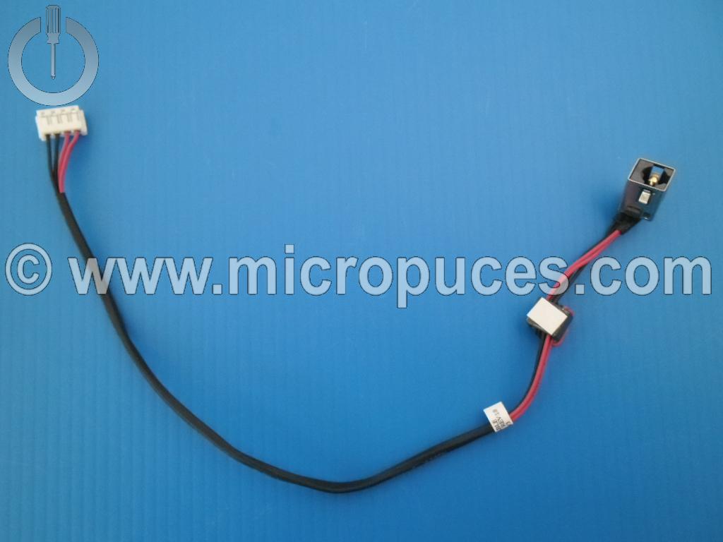 Câble alimentation * NEUF * pour carte mère de LENOVO G575 (15,6")