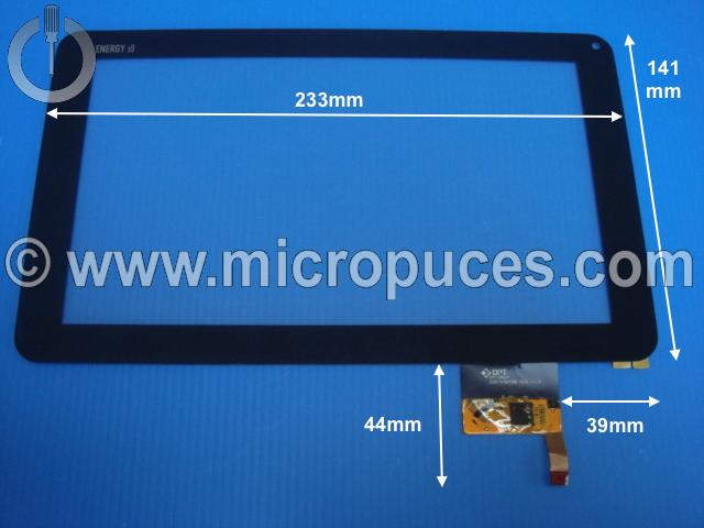 Vitre tactile 9" 300-N3849B-A00-V1.0 ou compatible