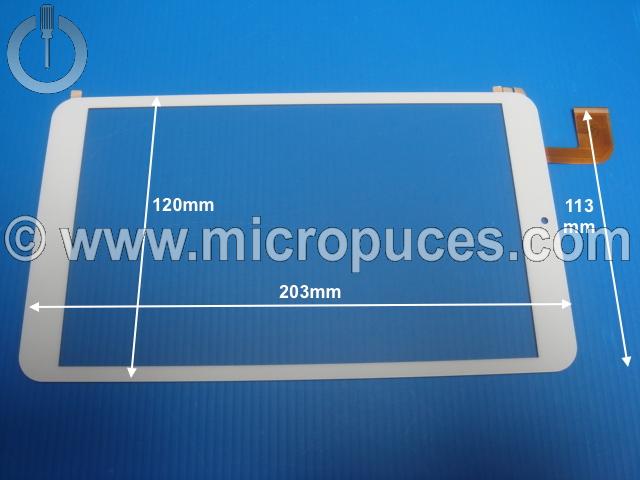 Vitre tactile * NEUVE * blanche FPC-CY80J103-00