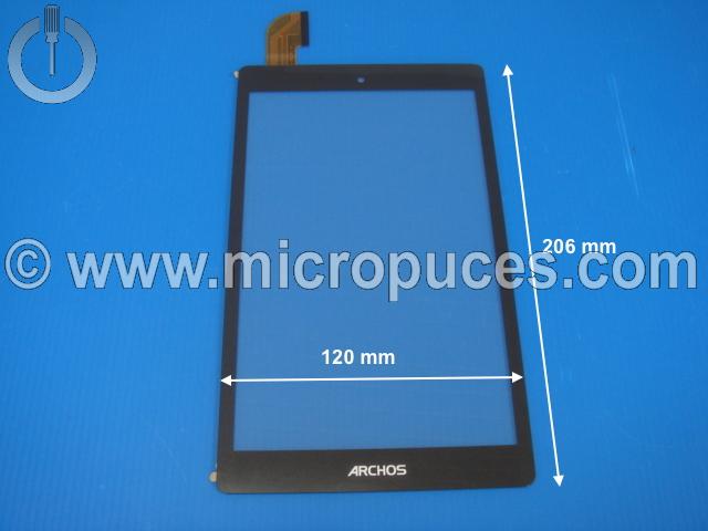 Vitre tactile * NEUVE * noire 7,8" pouces 45 pin HXD-0827A1 (version avec webcam)