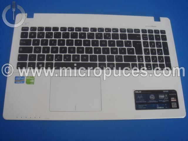 Clavier AZERTY + plasturgie blanche pour ASUS R510 X552