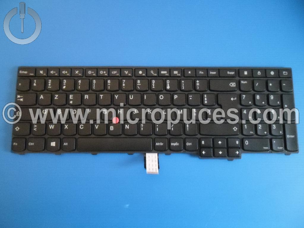 Clavier AZERTY pour LENOVO L540 E540 E531 (version non rtro claire)