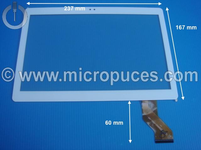 Vitre tactile * NEUVE * blanche 10" pouces 50 pin YLD-CEGA442-FPC-AO