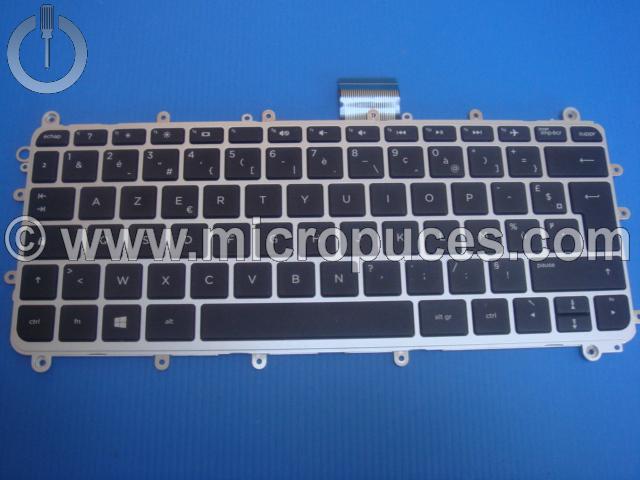 Clavier AZERTY gris pour HP Pavilion 11