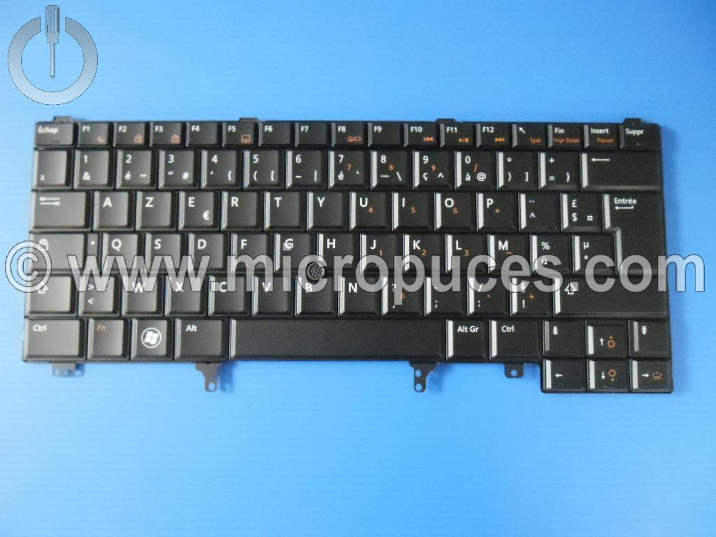 Clavier * NEUF * AZERTY rtro-clair pour DELL Latitude E6430