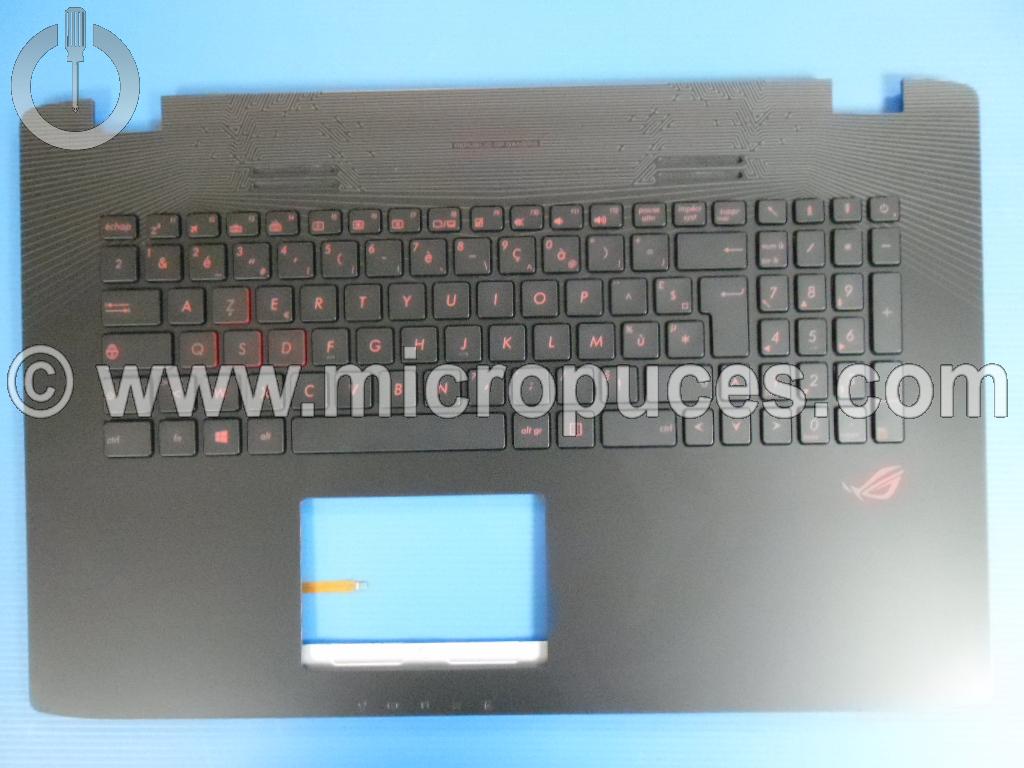 Clavier + plasturgie pour ASUS GL752 AZERTY Franais