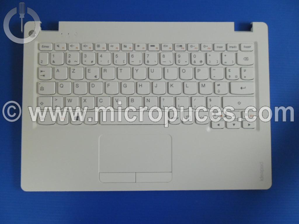 Clavier * NEUF * AZERTY + plasturgie blanche pour LENOVO Ideapad 100S-11IBY