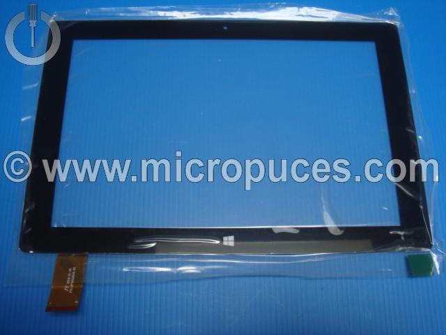 Vitre tactile noire 10,1" FPC-FC101JS124-03 ou compatible