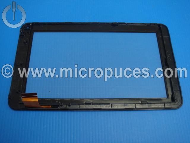 Vitre tactile noire + cadre pour tablette 7" E731 Logicom