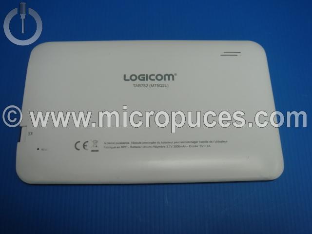 Coque arrire blanche et avant pour LOGICOM 752