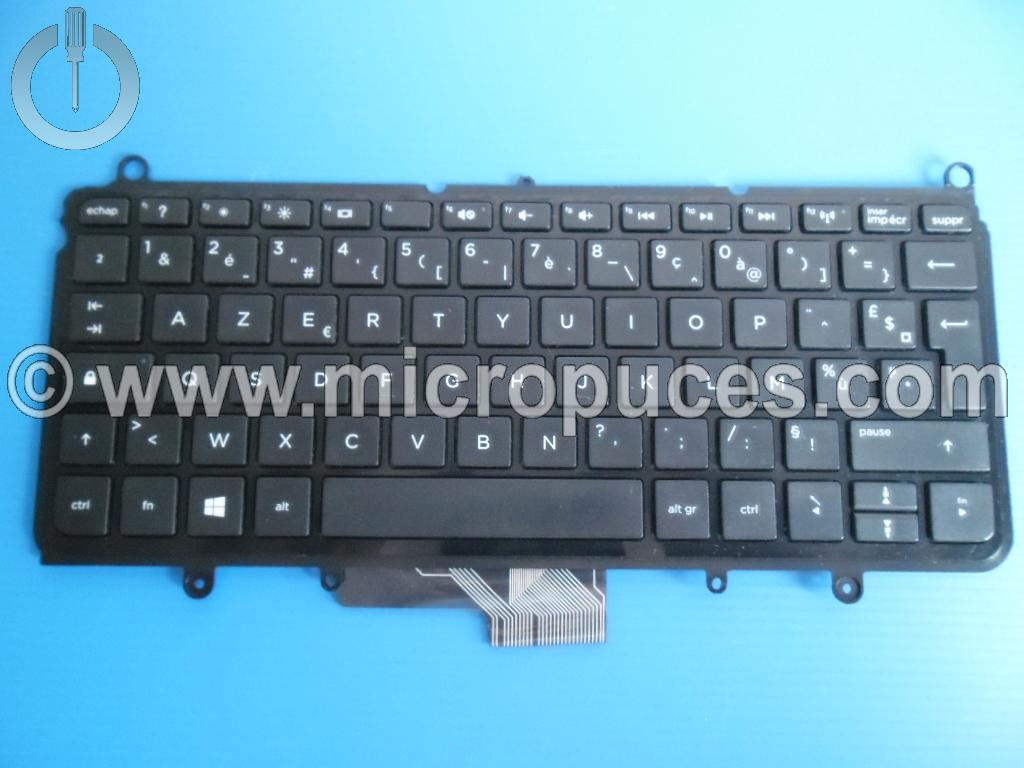 Clavier AZERTY gris pour HP Pavilion 11-eXXX