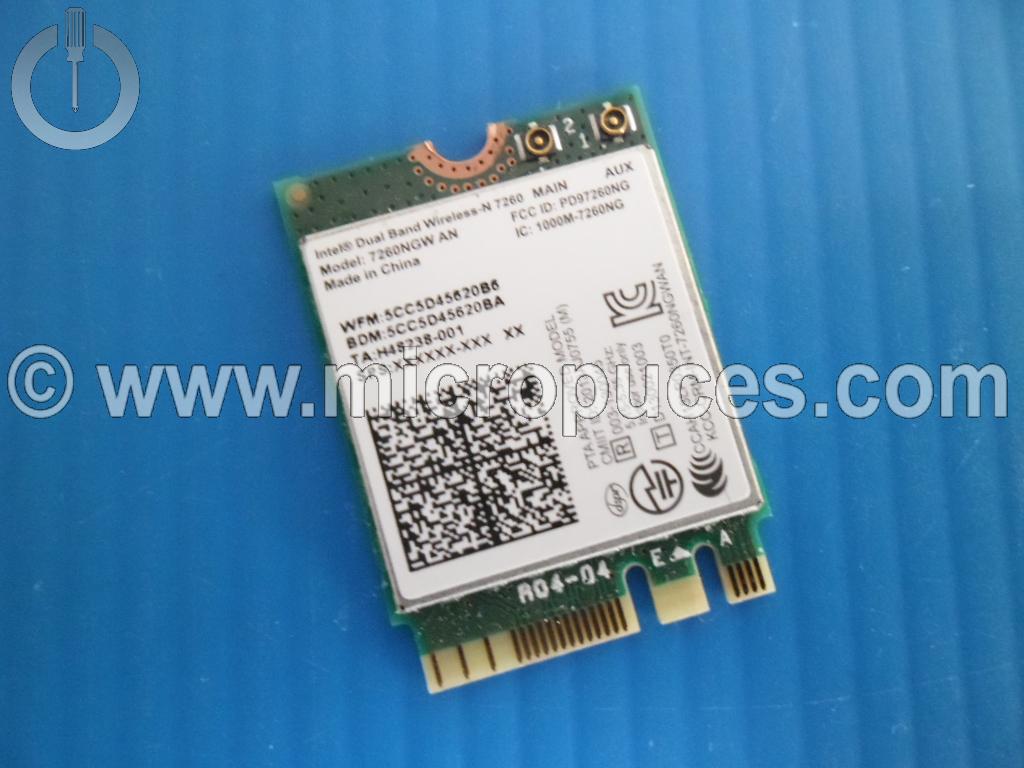 Carte WIFI 7260NGW AN