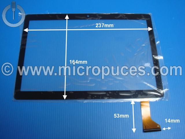 Vitre tactile * NEUVE * noire 10" pouces 50 pin MGLCTP-101425 ou compatible