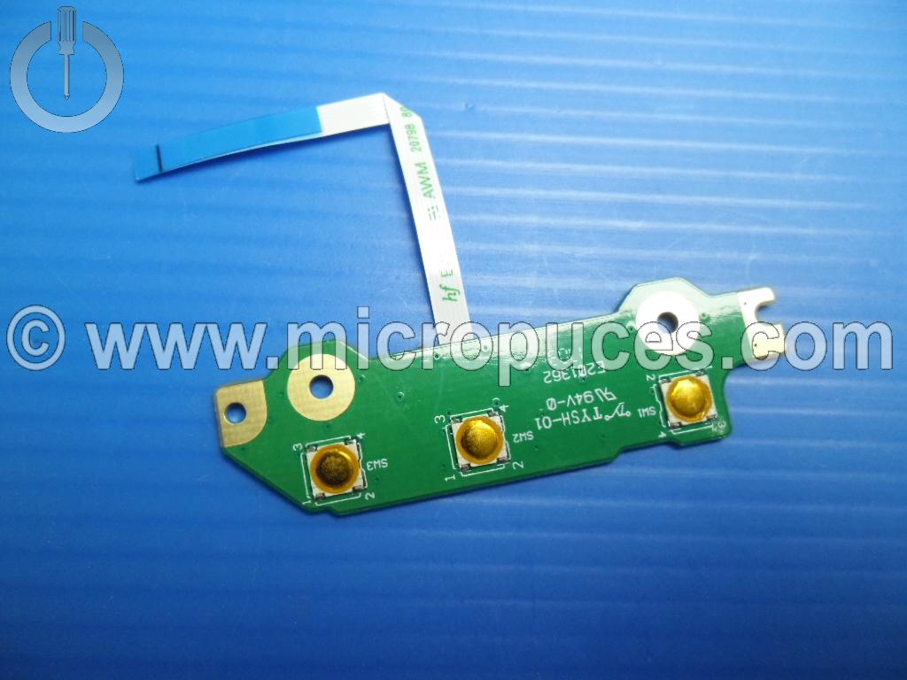 Carte fille Bouton Power pour TOSHIBA Tecra R850