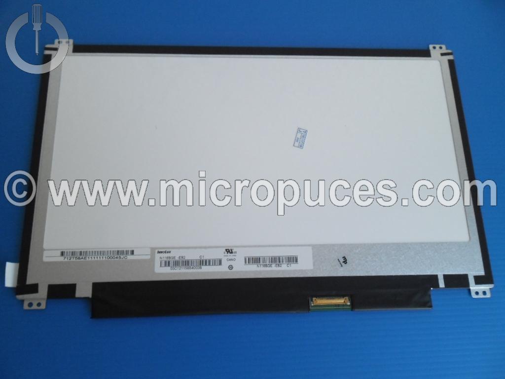 Ecran LED 11,6" 1366 x 768 SLIM 30 pin ( oreilles verticales )