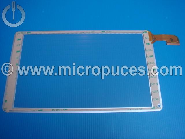 Vitre tactile * NEUVE * blanche 10" pouces HXD-10124 ou compatible (50 pin)