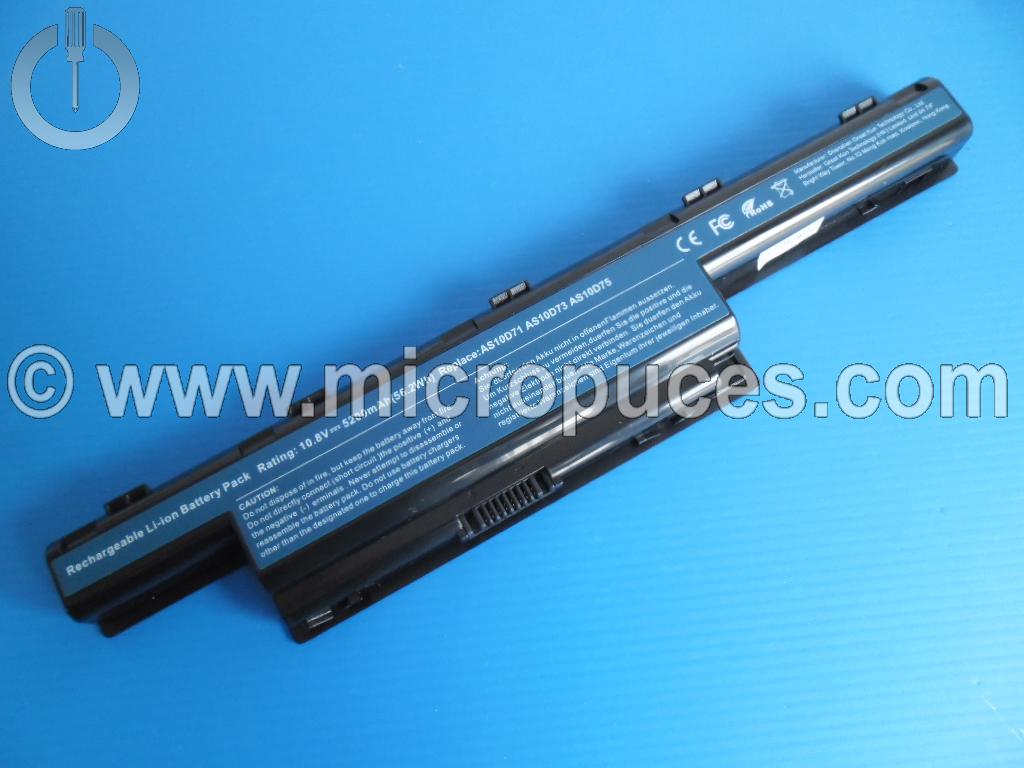 Batterie NEUVE de remplacement ACER AS10D31