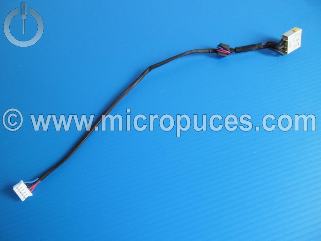 Câble alimentation pour LENOVO G500 G505 G500S G505S ( 24cm )