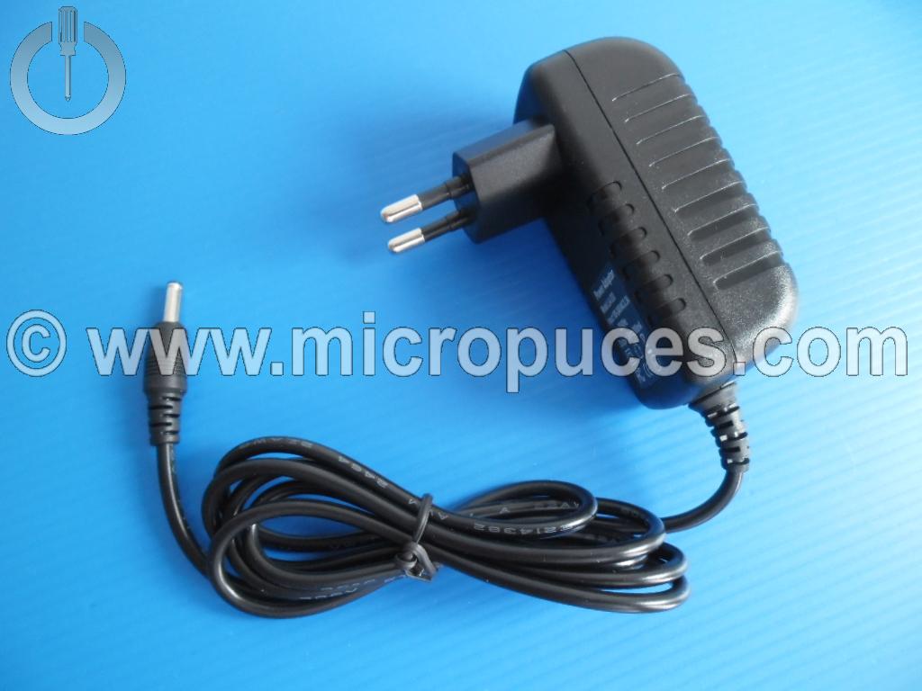 Chargeur d'alimentation noir 5V 3A pour Polaroid Thomson etc. (embout 3.5mm)