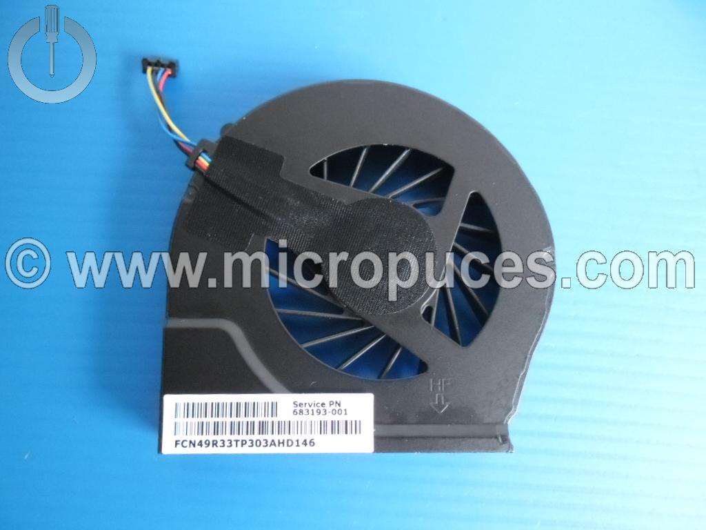 Ventilateur CPU pour HP G6 G7-2XXX