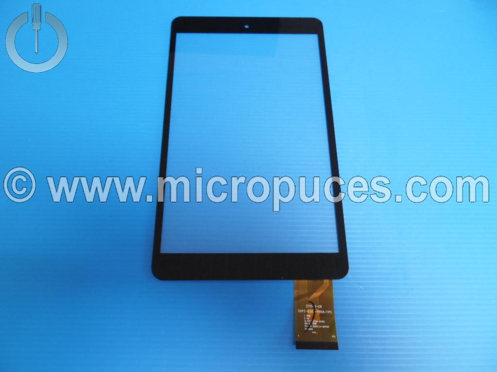 Vitre tactile * NEUVE * noire 7,9"  DXP2-0353-080A-V.2-FPC