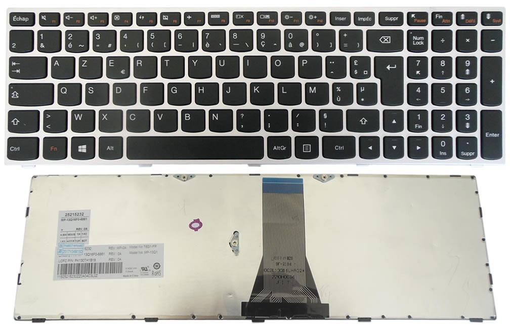 Clavier * NEUF * AZERTY pour LENOVO Z51-70