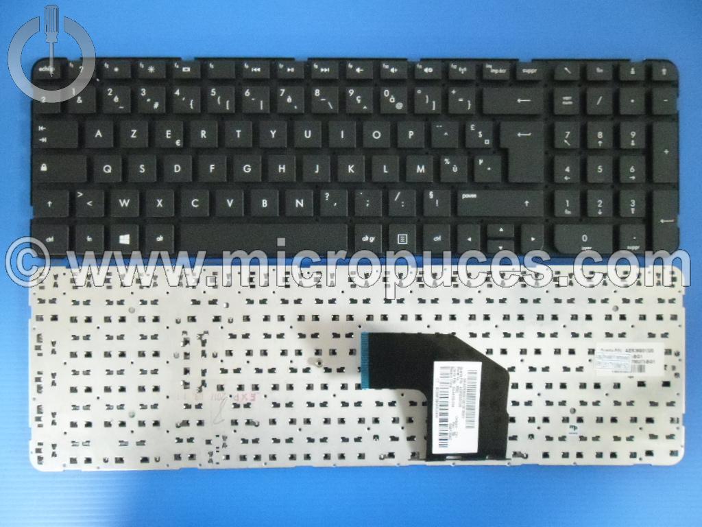 Clavier * NEUF * AZERTY noir * sans contour * pour HP Pavilion G6-2XXX