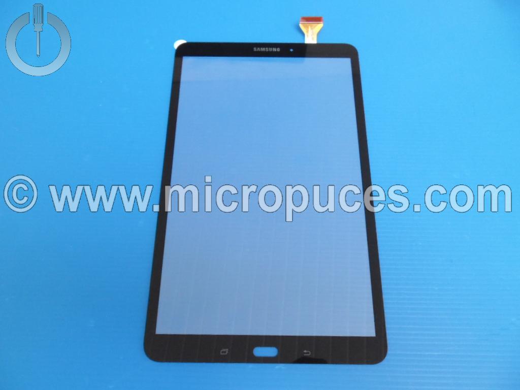 Vitre tactile noire pour SAMSUNG SM-T580 SM-T585