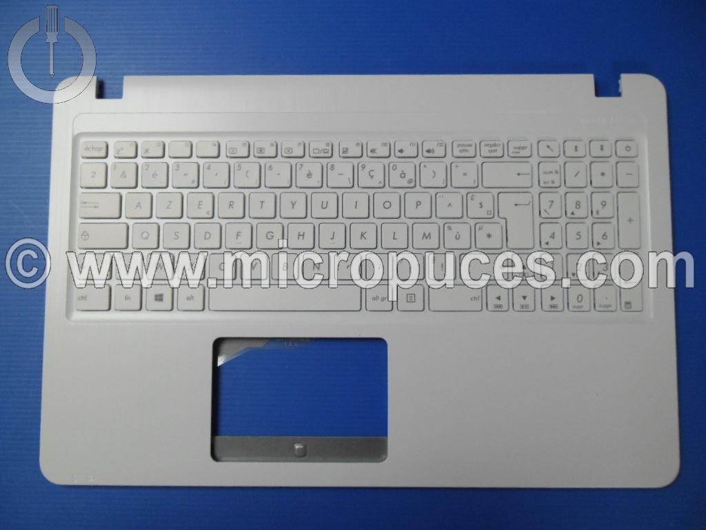 Clavier AZERTY blanc pour ASUS X540 R540 F540