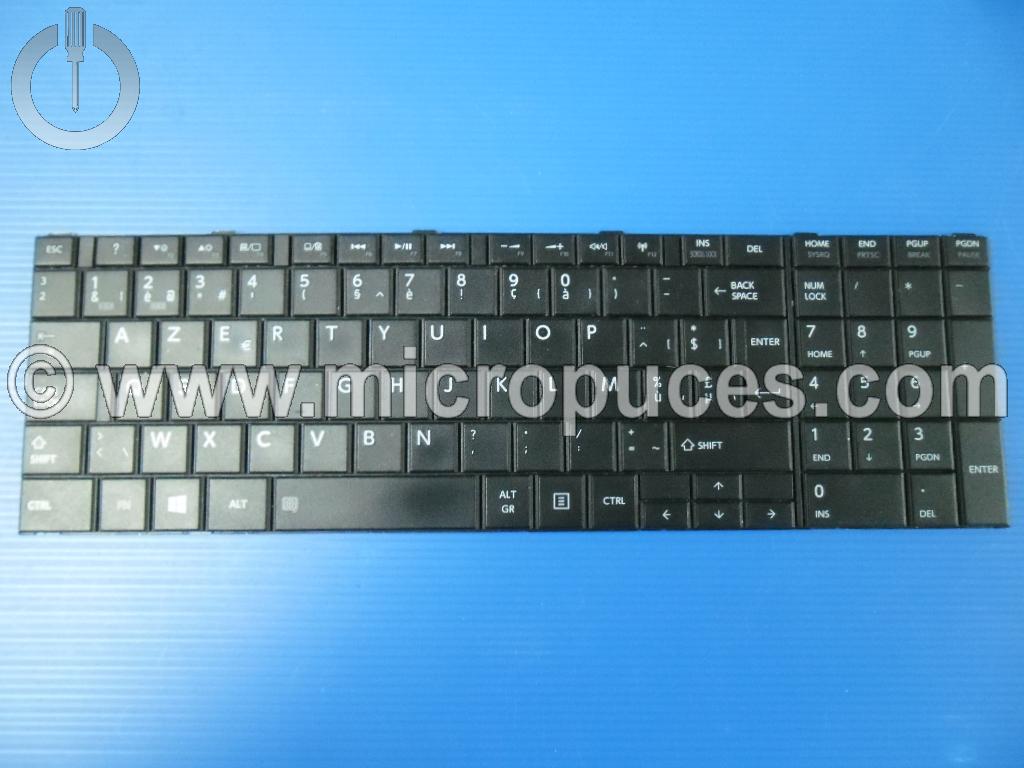 Clavier AZERTY Belge pour TOSHIBA Satellite C850