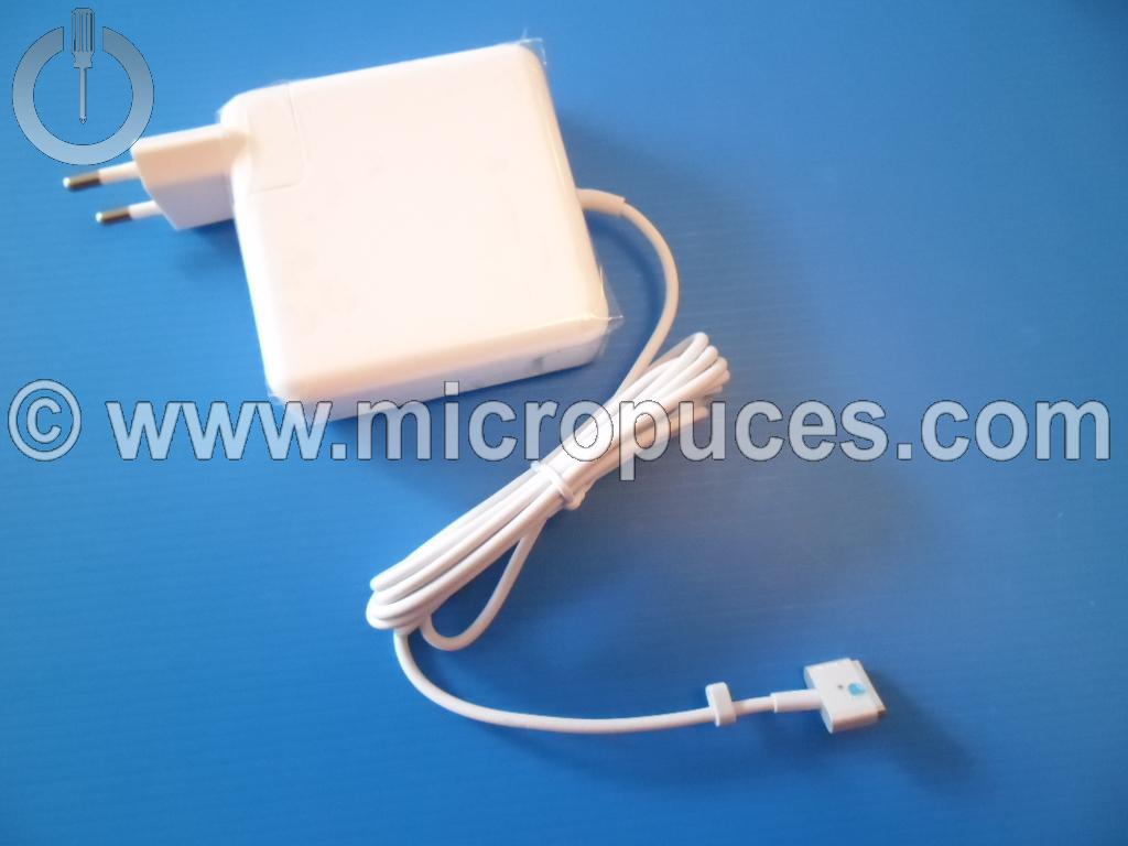Chargeur de remplacement APPLE 85W pour Macbook magsafe 2
