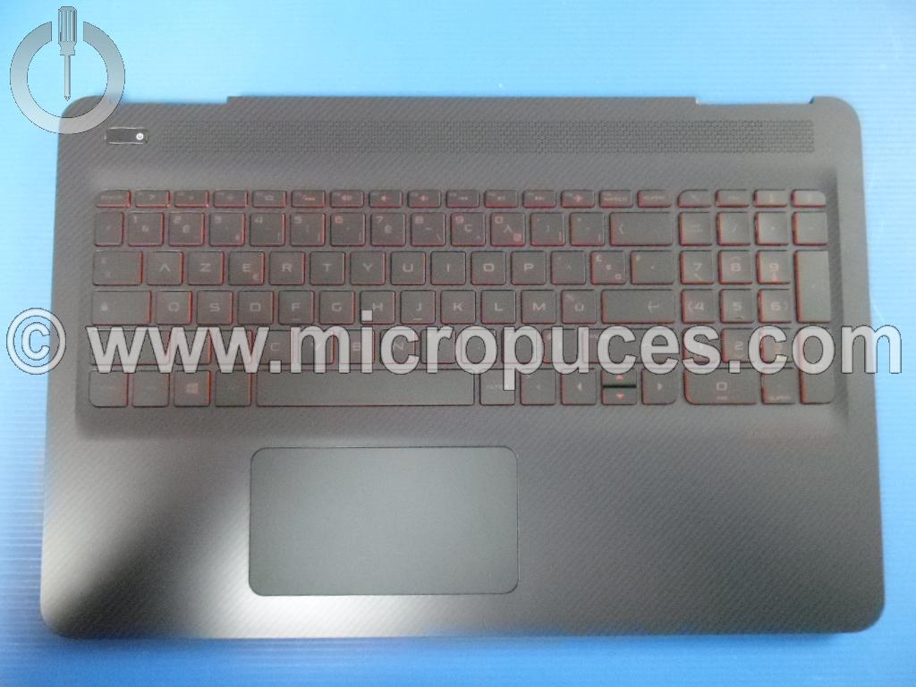 Clavier AZERTY + plasturgie pour HP Omen 15-a