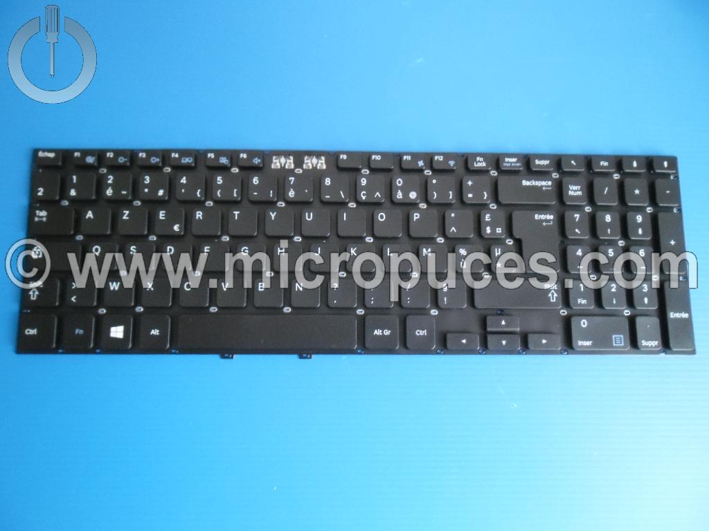 Clavier AZERTY HS noir pour SAMSUNG NP270E5E