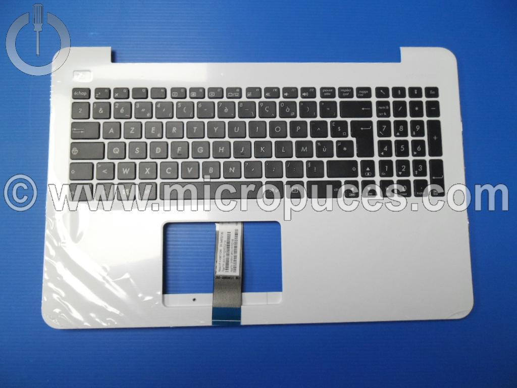 Clavier + plasturgie blanc NEUF pour ASUS X555 X554