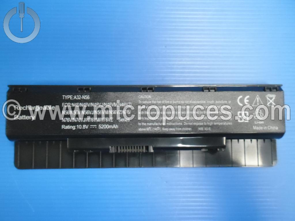 Batterie * NEUVE * 5200mAh de remplacement pour ASUS N46 N56 N76