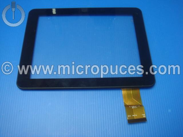 Vitre tactile noire 8" pouces (50 pin) E-C8027-01