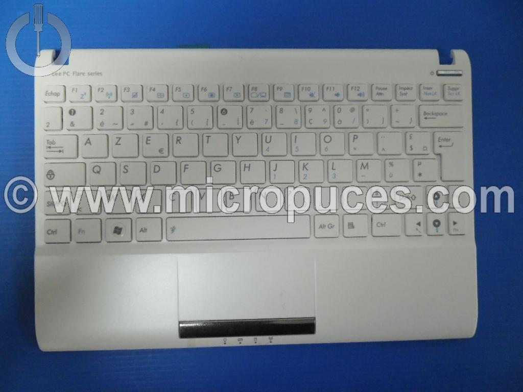Clavier + plasturgie pour Asus EeePC 1025C Blanc