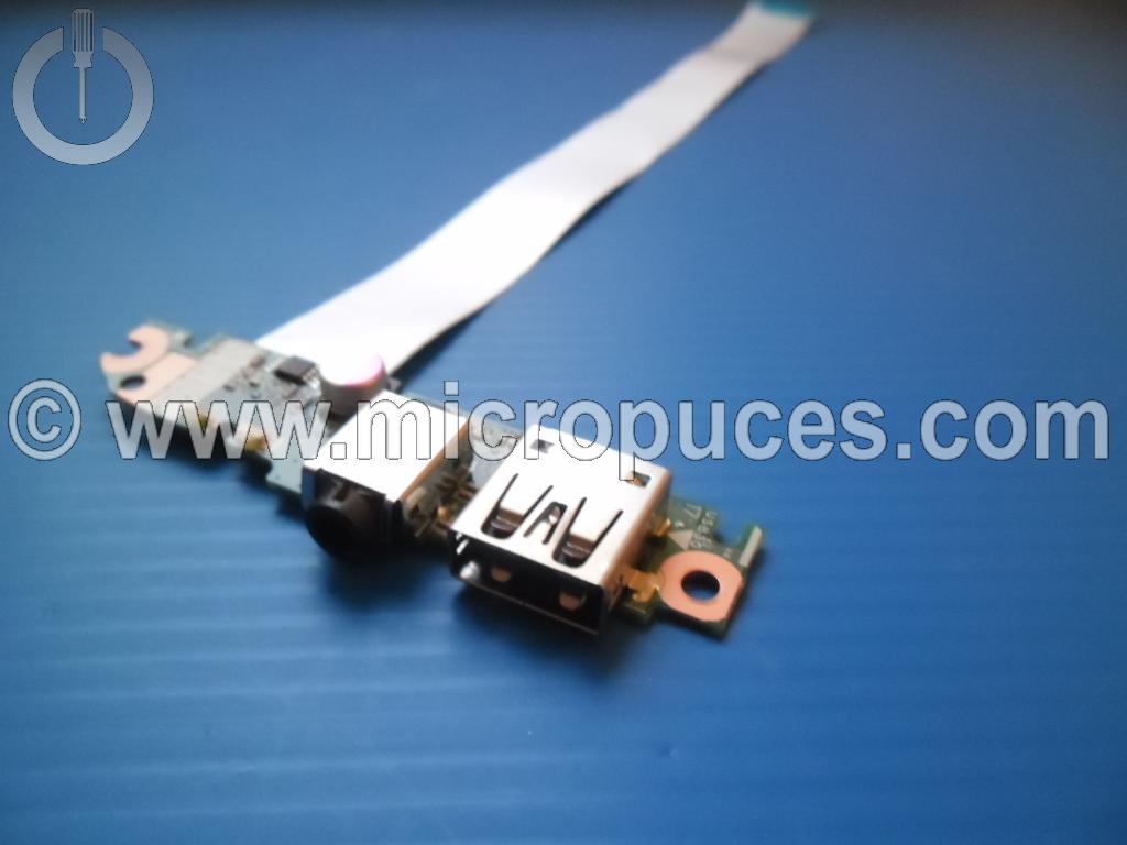 Carte Fille USB board + Jack audio pour HP Pavilion 17-f 17-p
