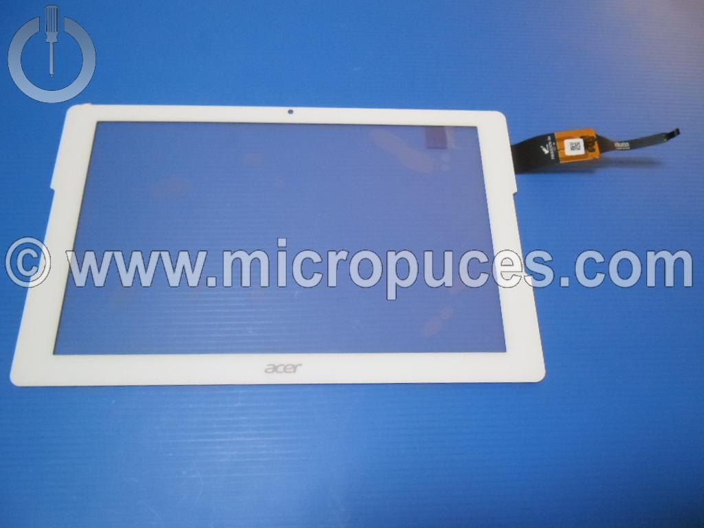 Vitre tactile blanche PB101JG3179-R4 pour ACER Iconia B3-A30 et B3-A20