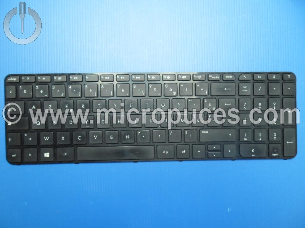 Clavier AZERTY pour HP Pavilion Sleekbook 15