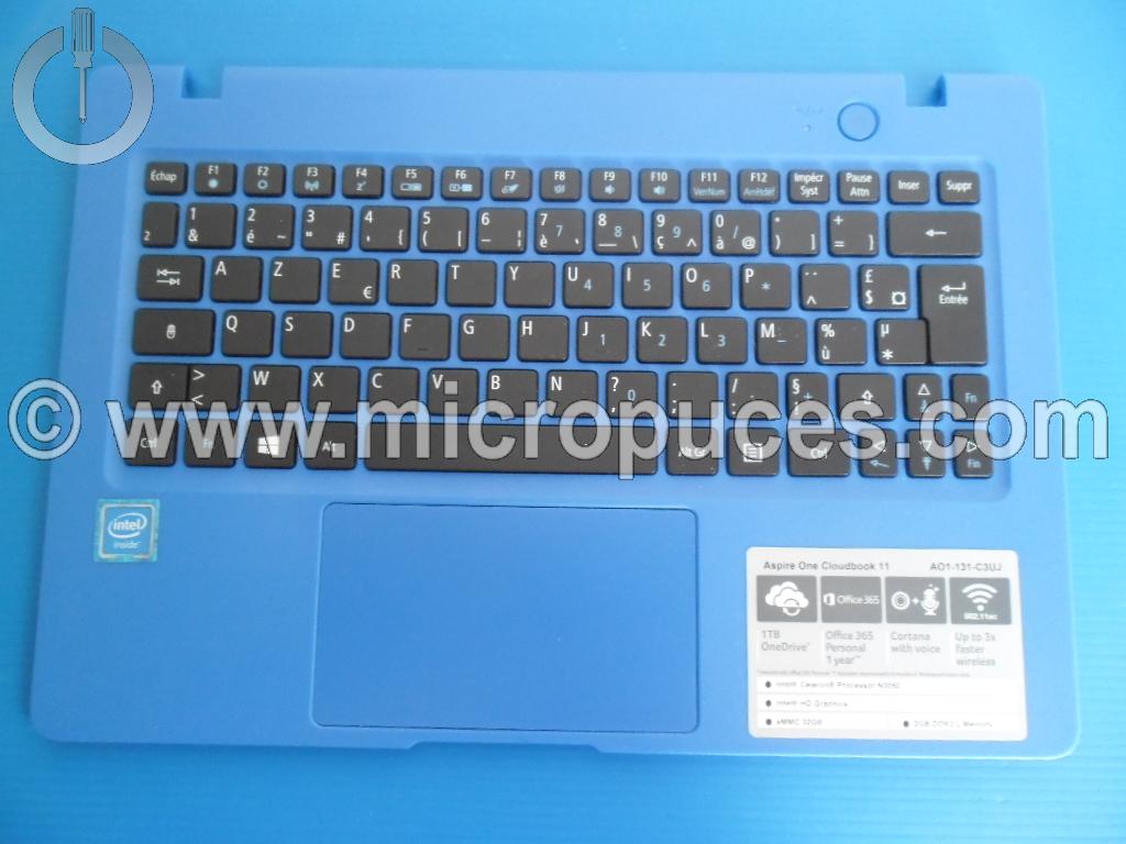 Clavier + plasturgie bleu pour ACER Cloudbook 11