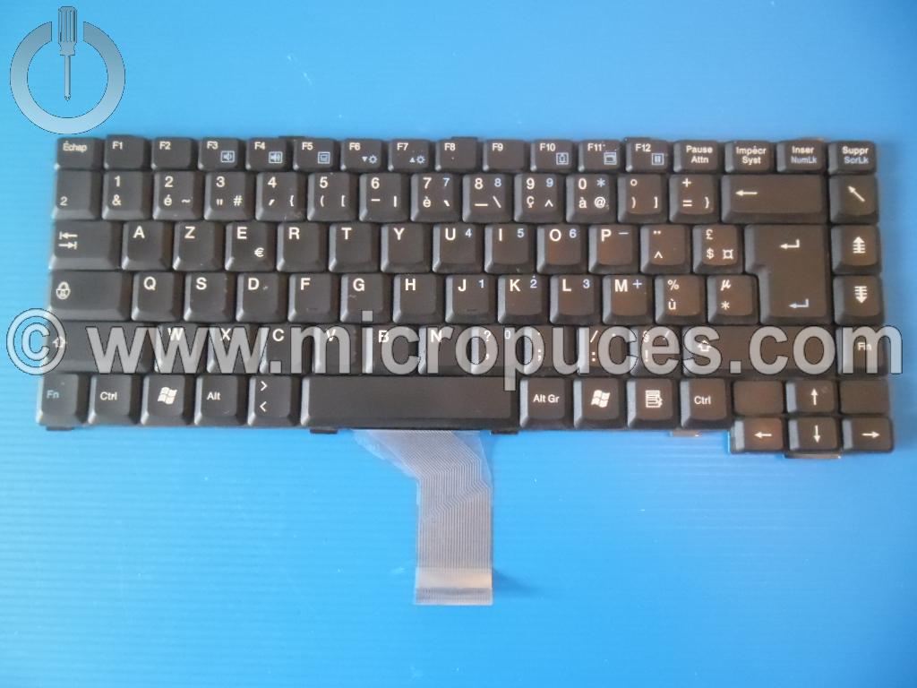 Clavier AZERTY pour PACKARD BELL Easynote E3xxx (noir)