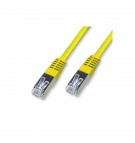 Cable Rseau RJ45 Cat 6 FTP jaune 1m