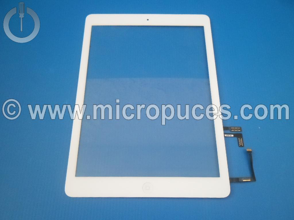 Vitre tactile Blanche pour APPLE iPad Air