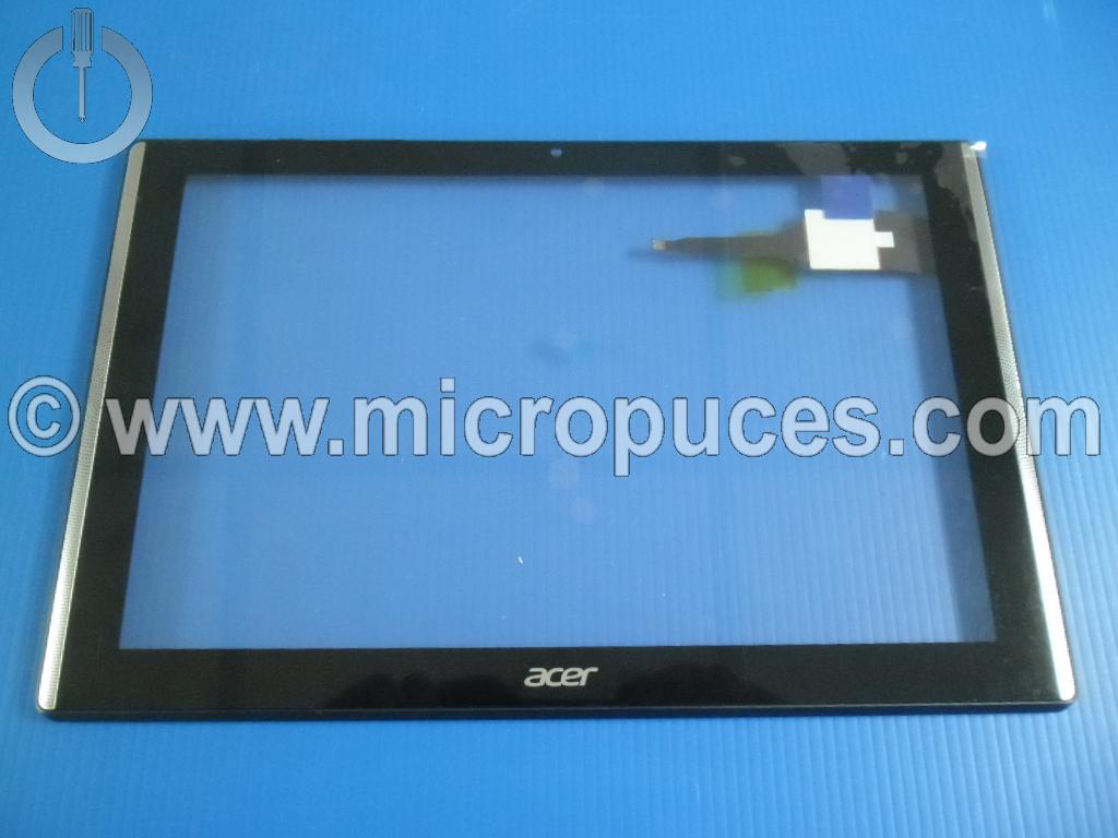 Vitre tactile noire + contour pour ACER Iconia B3-A40