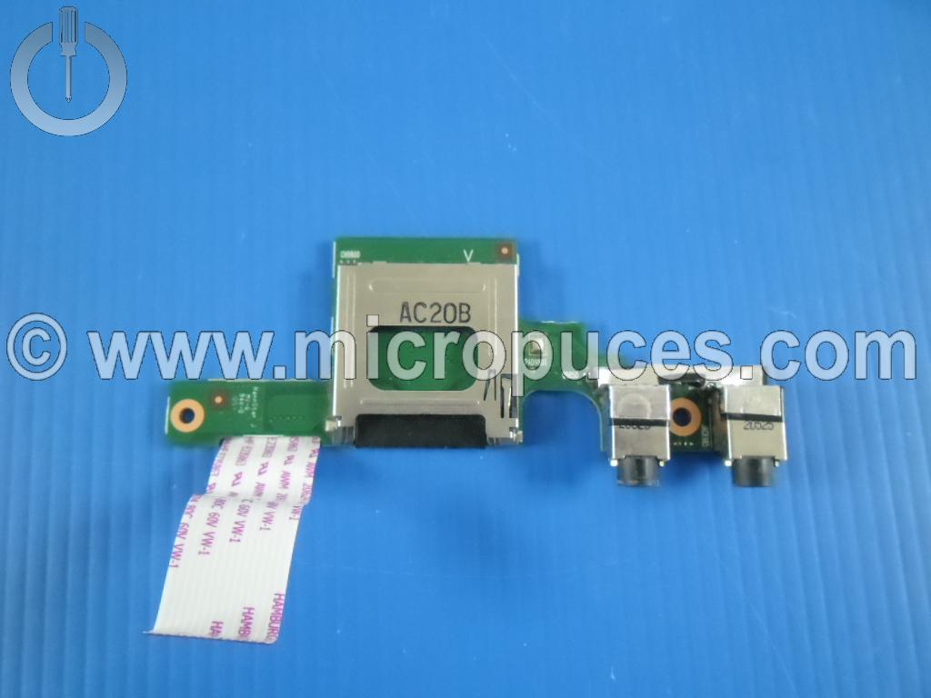Carte fille AUDIO + lecteur de carte SD pour HP 625