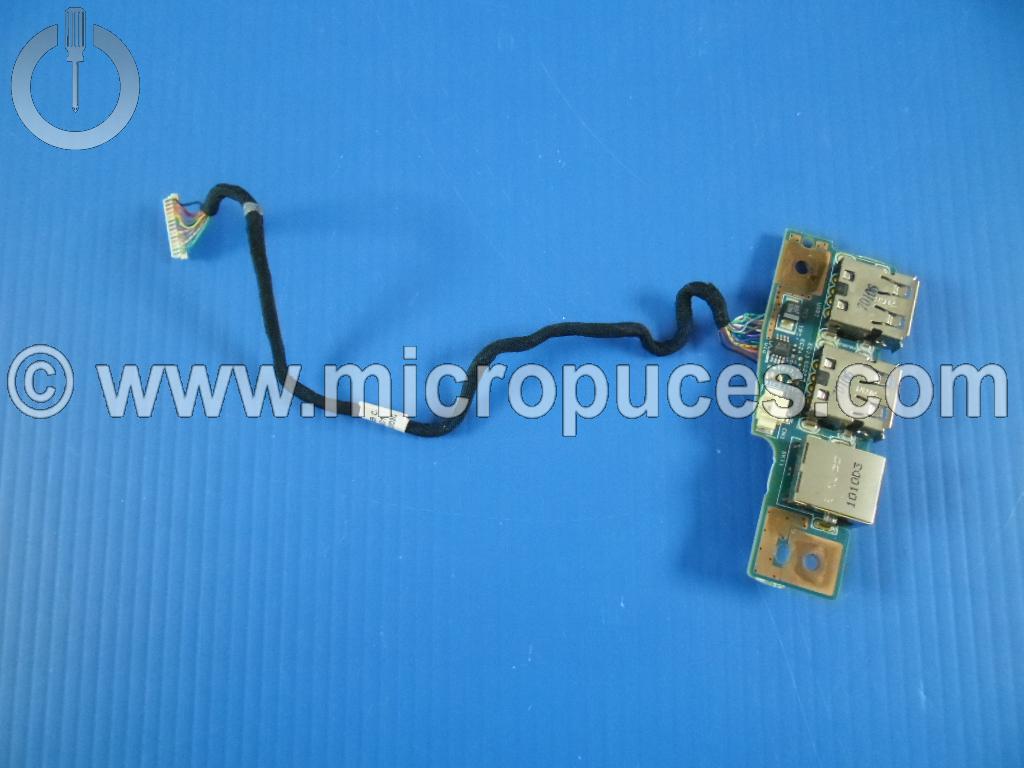 Carte fille USB + RJ11 pour PACKARD BELL Easynote TJ71