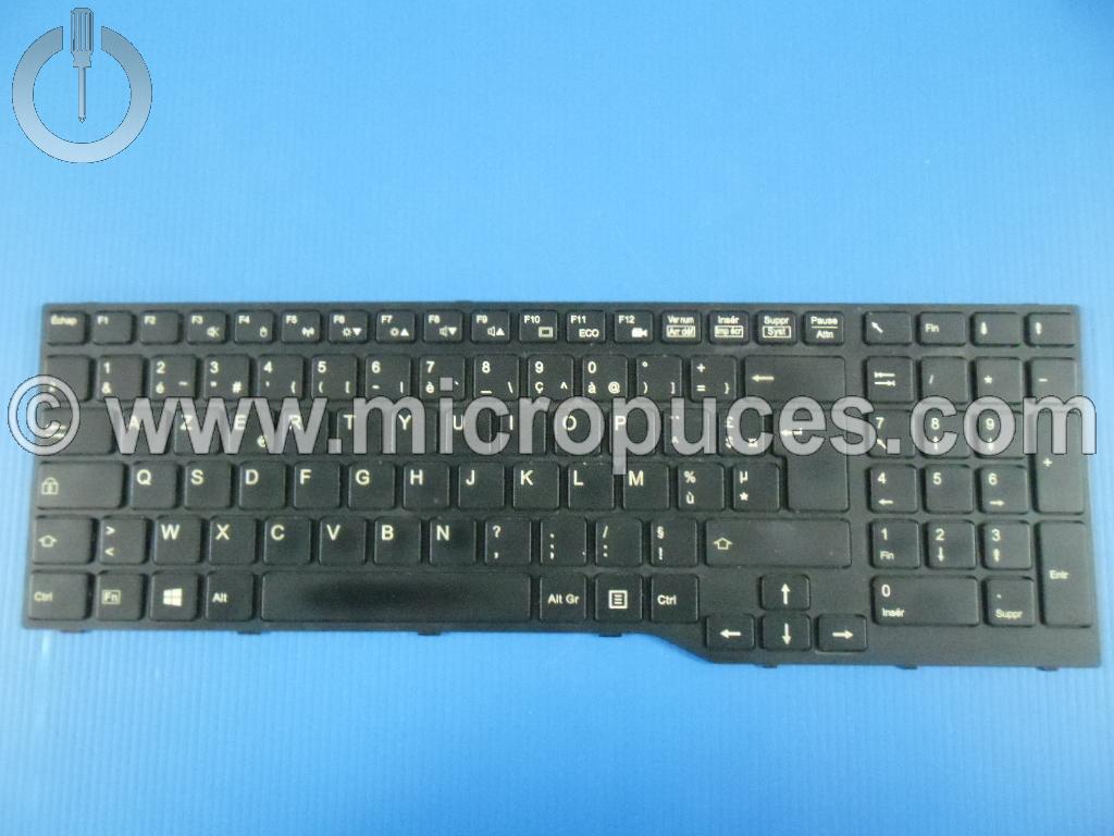 Clavier AZERTY Belge pour FUJITSU Lifebook A544