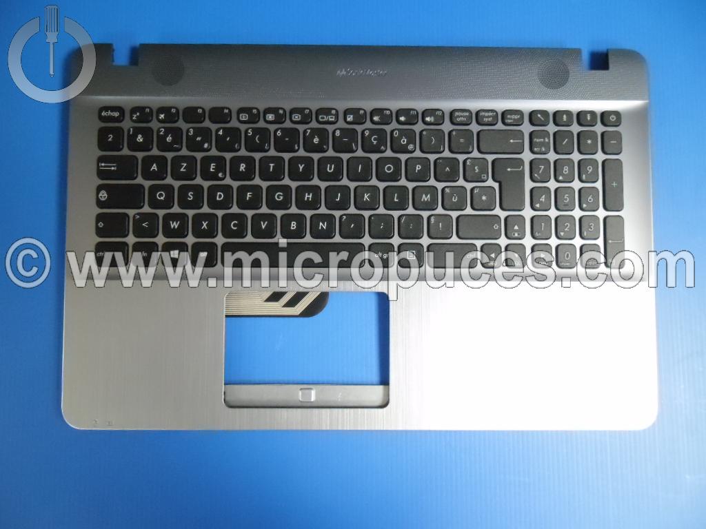 Clavier + plasturgie de dessus argent pour ASUS F541 K541