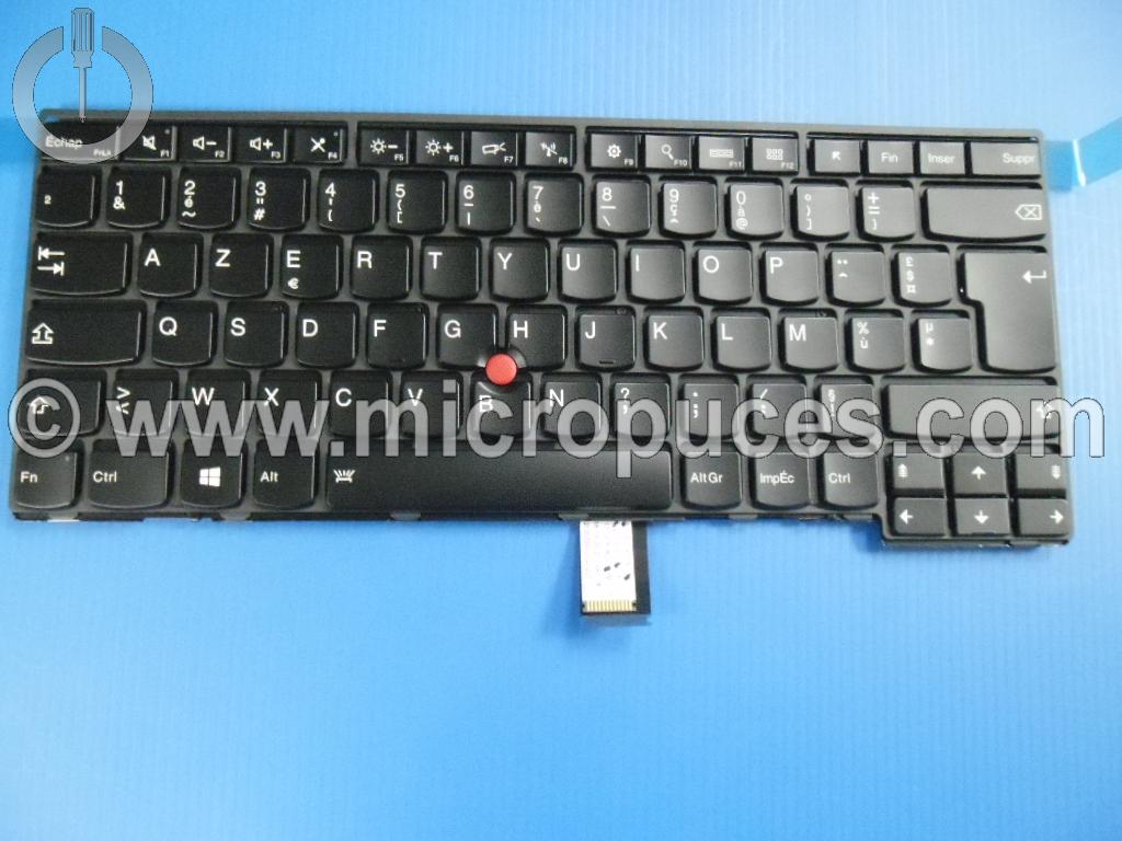 Clavier * NEUF * AZERTY pour LENOVO Thinkpad T431S (version avec rtro-clairage)